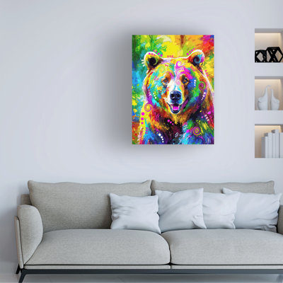 Bolog Dean Russo The Majestic Grizzly Canvas Art
