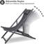 Chaise longue pliante