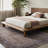 Arradale Soft Plush Machine Washable and Foldable Vintage Distressed Floral Pattern Area Rug Brown-1092345785
