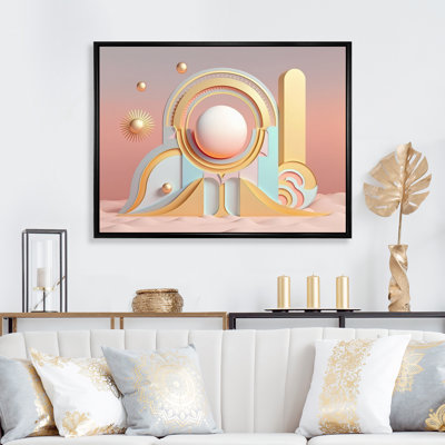 Minimalisme, l'aube de la nouvelle époque, impression d'art mural géométrique moderne