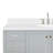 Cambridge 60.25'' Single Bathroom Vanity with Carrara Quartz Top-506326638-506326633