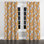 Rideaux de fenêtre Coastal - Rideau à œillets à motif abstrait Boston - 1 panneau