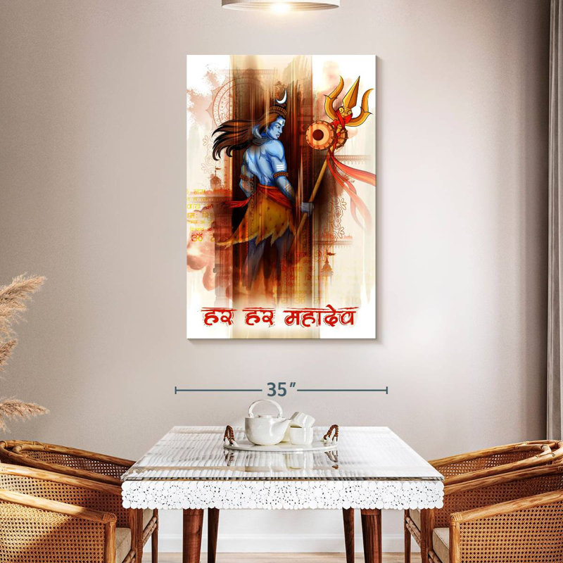Adella Lord Shiva Abstract, 48" H x 32" W