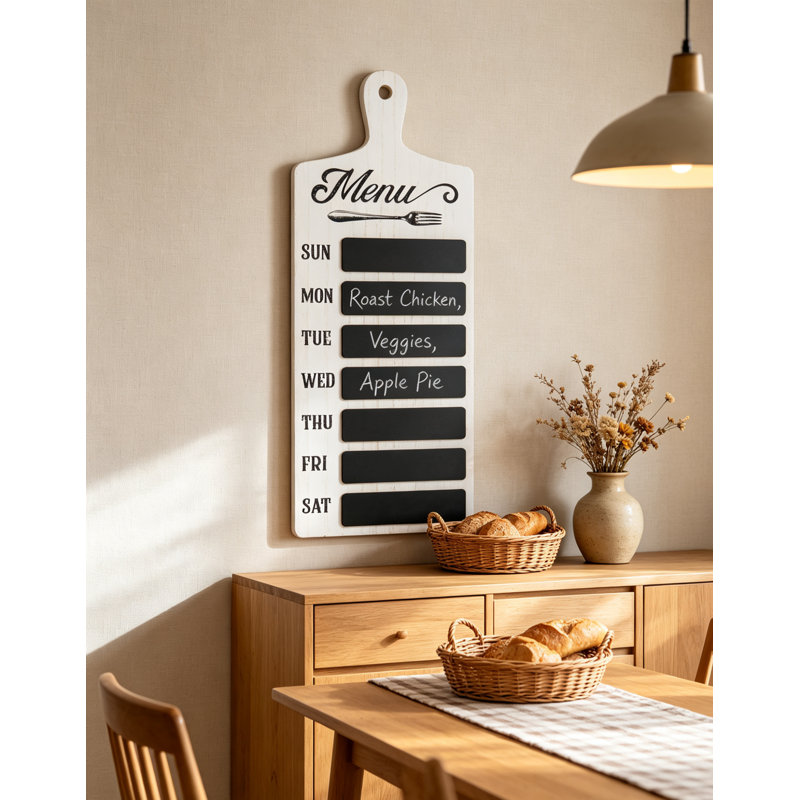 Farmhouse Weekly Menu Planner