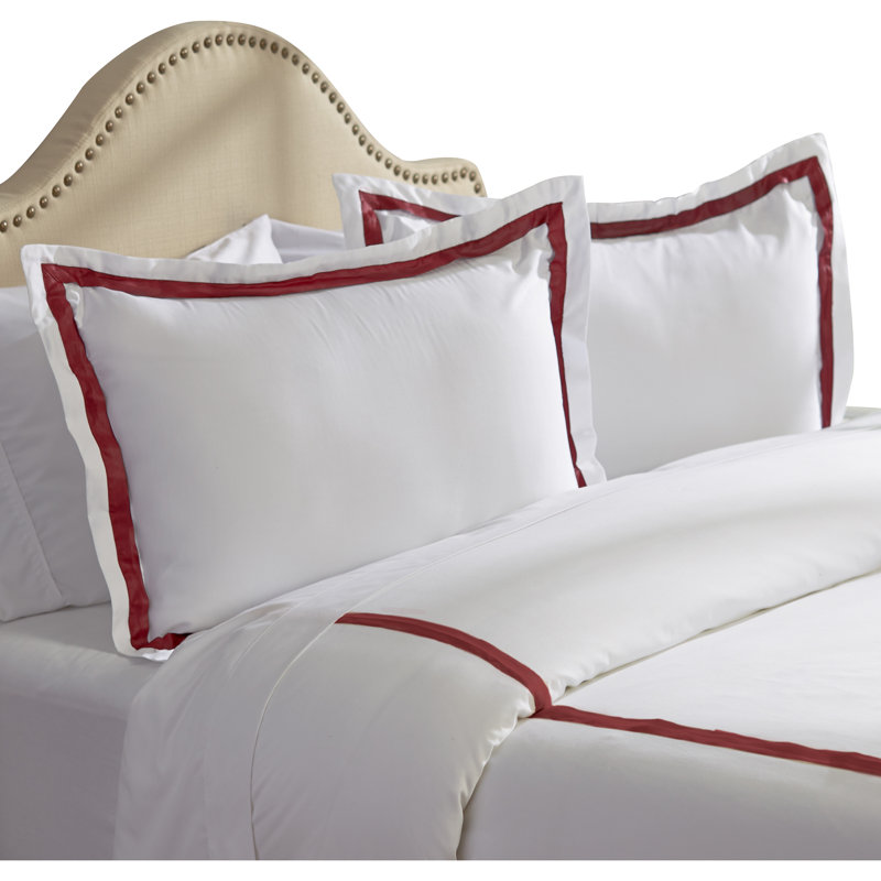 Ensemble de housse de couette 3 pièces , Grand, Rouge