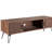 Industrial Style Reclaimed Wood Media TV Stand With Spacious Storage, Perfect For Modern And Rustic Living Rooms.