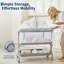 Lit de bébé pliable Garvee