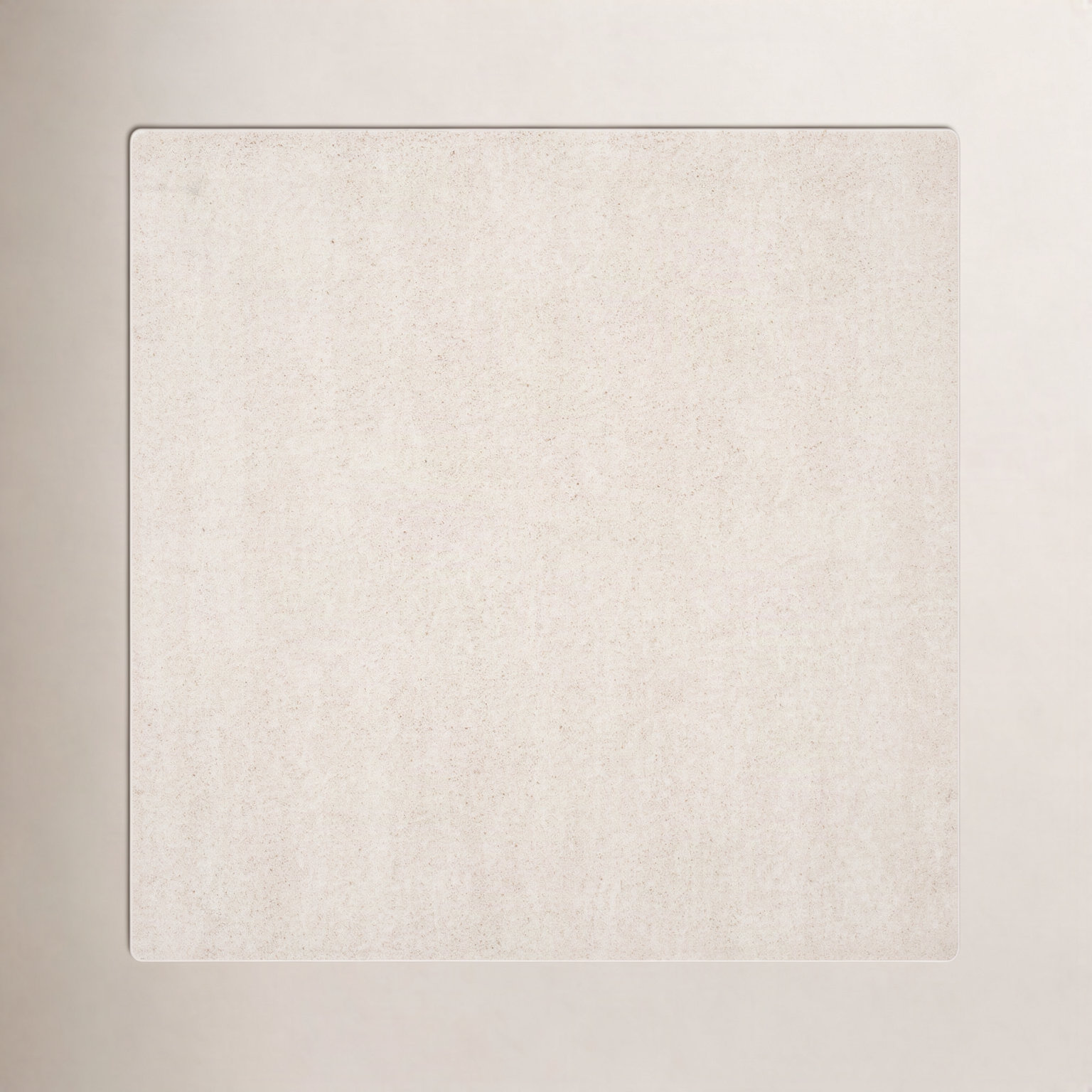 Ivory Shag Rug, Square 11'