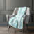 Motif floral turquoise