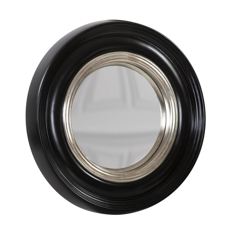 Round Mirror, Black