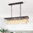 Dimmable Tiered Rectangle Chandelier With Crystal Accents-716270746-792016062