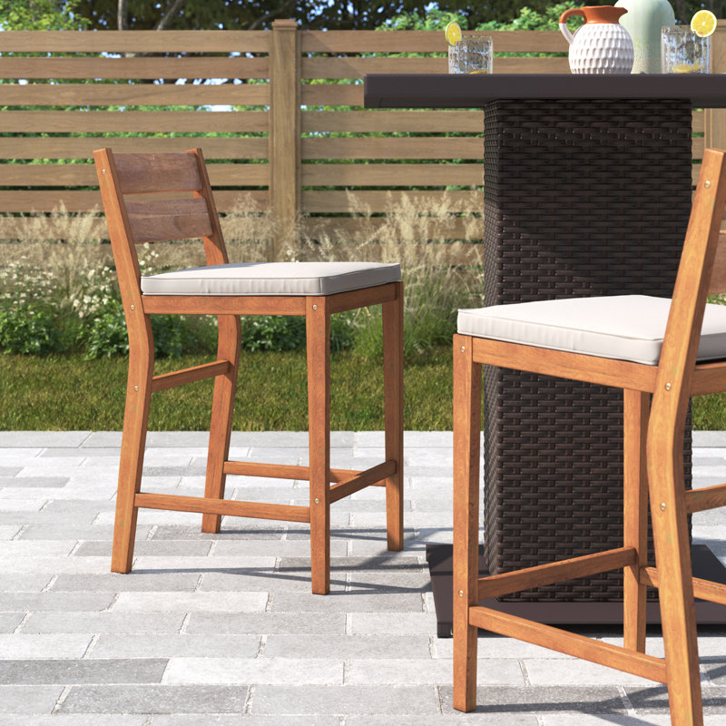 Fitzrovia Upholstered Counter Stool, Brown