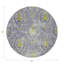 Byzantine Jewel Vegan Leather Round Pebble Placemat-648855989