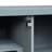 French Country Outdoor Grill Cart: Stainless Steel Top & Wood. Storage . 4 Smooth Lockable Wheels. Grey Blue. Spice Rack Cart With Towel Adjustable Shelves-1636942380