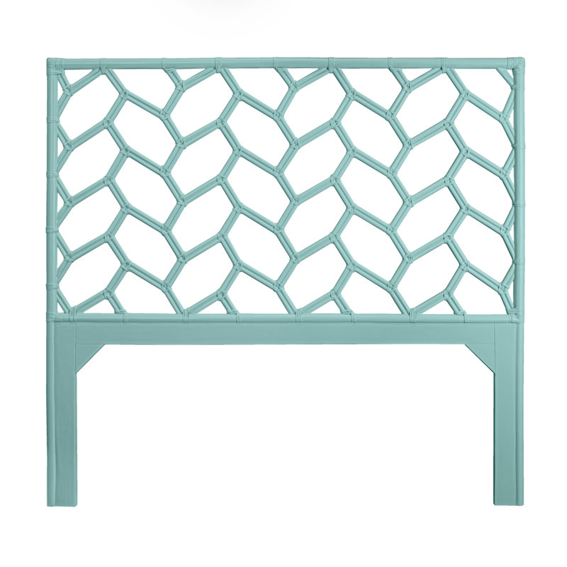 Silas Queen Standard Bed, Black, Queen, Turquoise