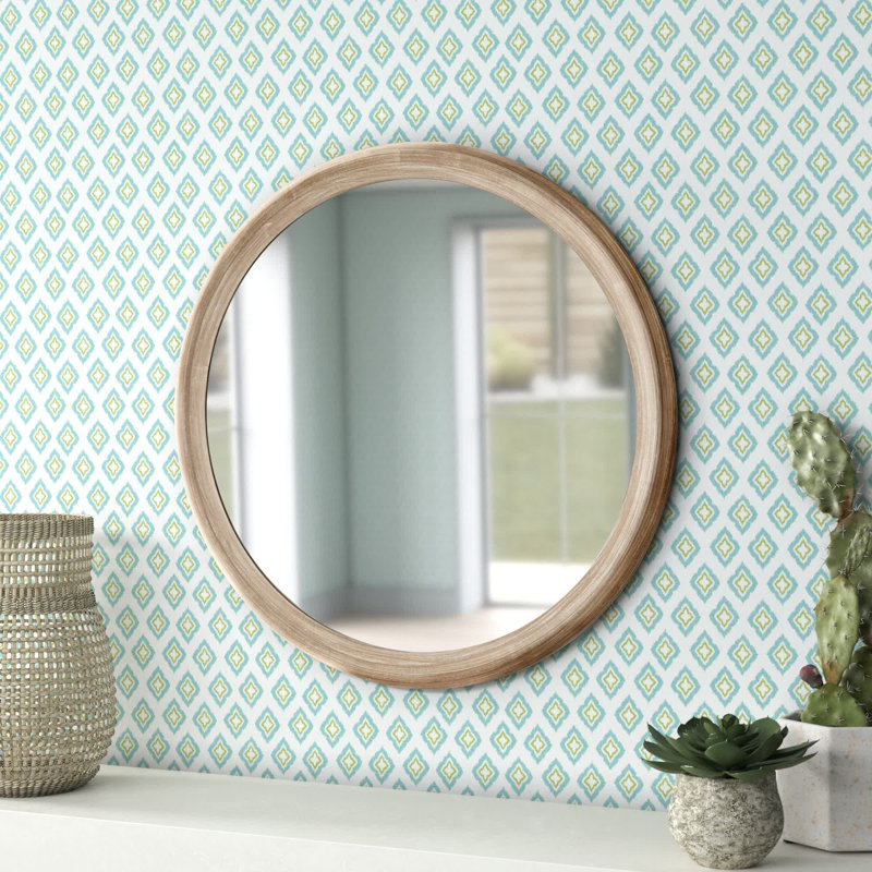 Jorah Engineered Wood Flat Mirror, Gray