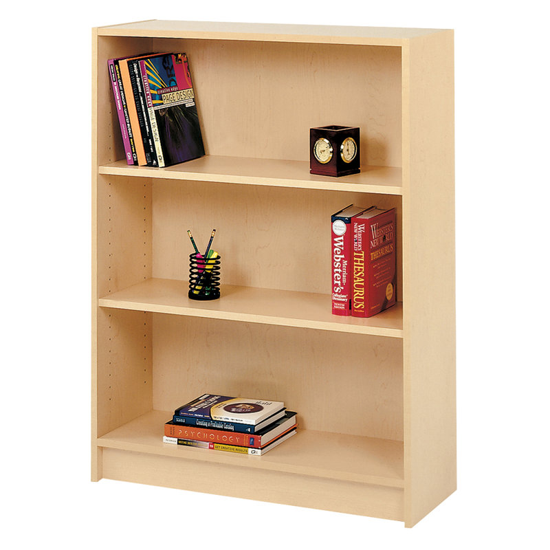 Mobiles 3 Compartment Shelving Unit, Natural Oak