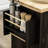 Brown Oak Kitchen Island Cart - Offers Enhanced Storage With 2 Drawers, Cabinets, Towel Bar & Adjustable Shelves On Wheels Space Saving Spice Rack Counter