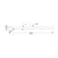 Moulure en polyuréthane apprêté blanc 3/4 po x l 9-7 / 8 po x L 78 3/4 po