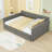 Queen Upholstered Daybed with USB Charging and Storage Drawers-1402547755