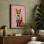 Fox Portrait Modern - Wrapped Canvas-38843633-38843635