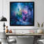 «Mauve bleu cristal grottes Explosion I», impression d'art sur pierre spirituelle-1323576243-1323576242