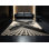 Tapis moelleux moelleux et moderne à motif de carreaux beige et noir à motif de paons