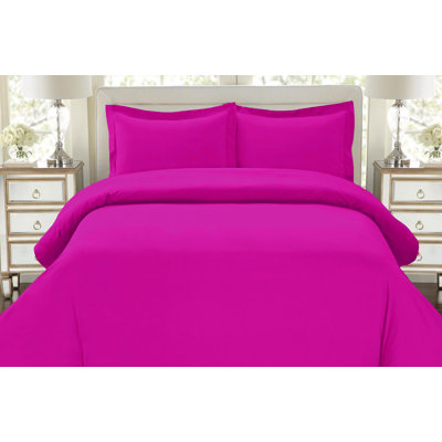 Ensemble de housse de couette réversible en microfibre à densité de tissage 1500 avec taies décoratives