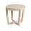 Sunset Key Solid Wood Cross Legs End Table
