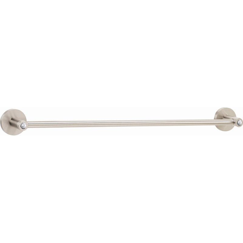 Wall Mounted Towel Bar, Satin Nickel