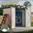 6 Ft. W X 4 Ft. D Metal Storage Shed With Metal Base Frame Kit-125529632-125529634