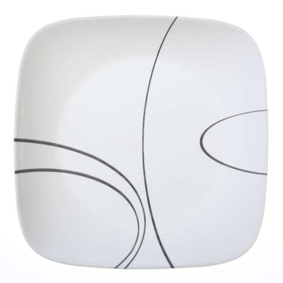 Simple Lines 10.25" Square Dinner Plate