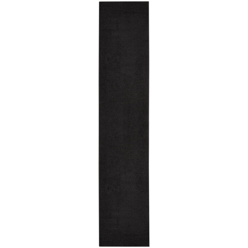 Nourison Essentials Black Indoor/Outdoor Area Rug, Runner 2'2" x 20'