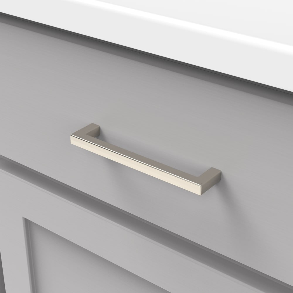 Skylight Cabinet Handle Pull, 5-1/16", Polished Nickel, 1