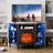 Latitude Run® Electric Fireplace TV Stand Corner TV Stand for TVs up to 50" Brown