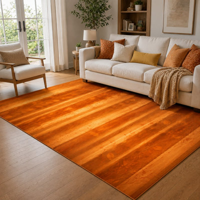 1pièce tapis à grain de bois réaliste - Tapis lavable antidérapant pour salon, chambre à coucher, cuisine, bureau, intérieur