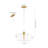 1 - Light Brown Single Pendant