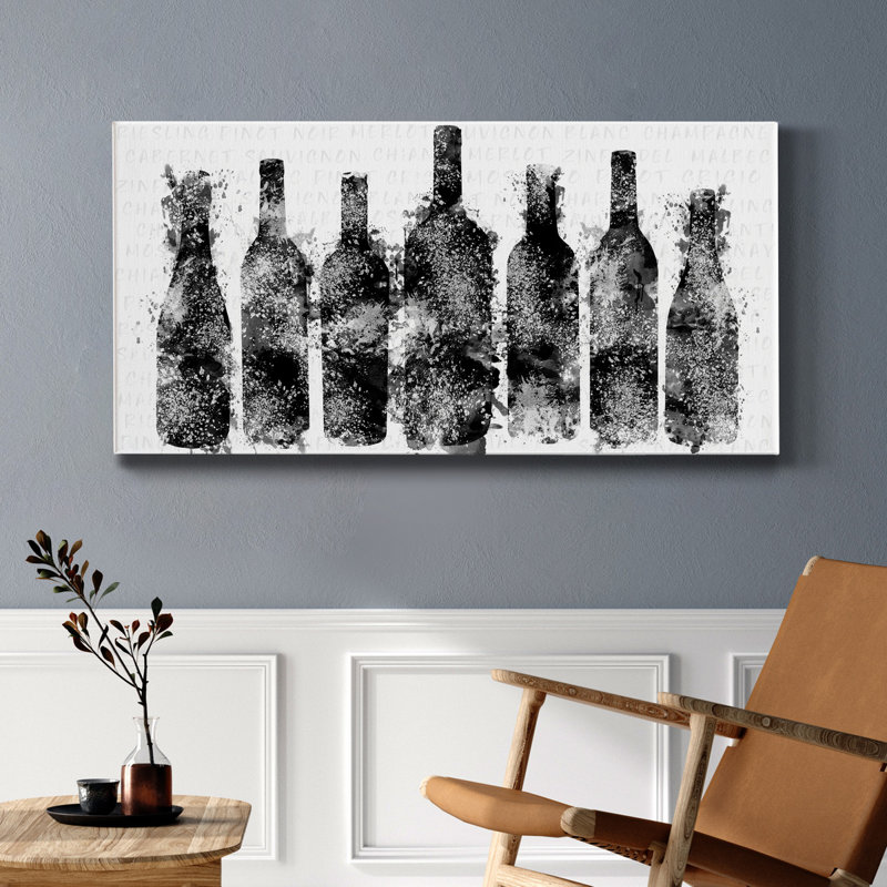 " Happy Hour " Black and White Photography Print, 24" H x 12" W x 1" D