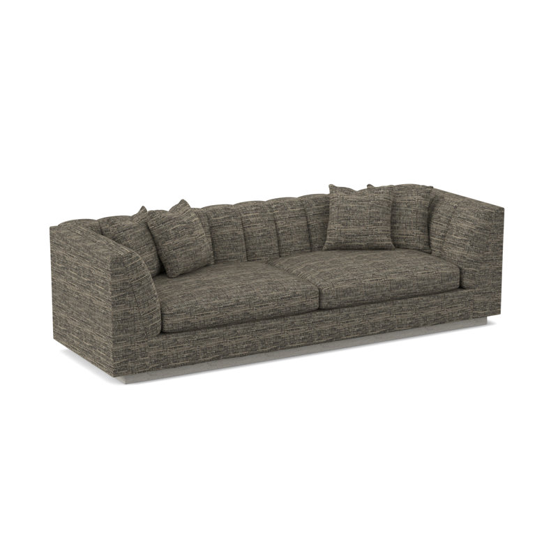 Dapper Sofa, Bisque, Filigree Ivory 100% Polyester