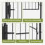 Double Gate with Lock-58626235