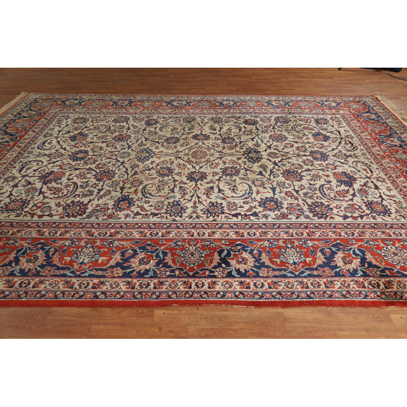 Tapis traditionnel à teinture végétale 9 x 12