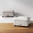 Somerdale Modern 6-Piece Armless Pit Sectional Sofa With Square Arm-1539212352