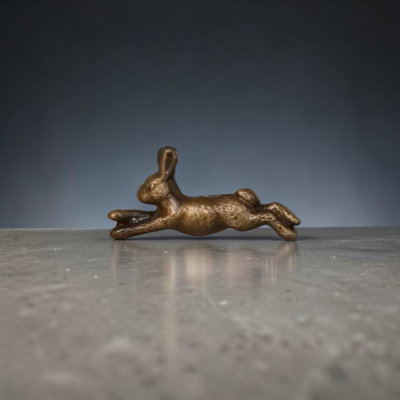 Antique Bronze Hare Knob