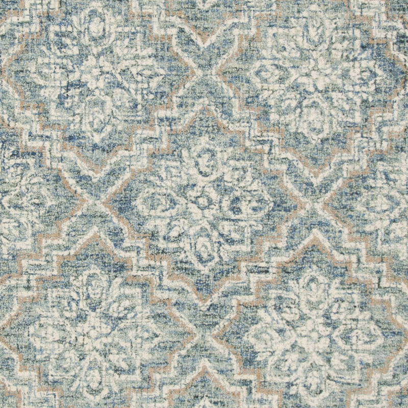Salerna Hand Tufted Wool Geometric Rug, Rectangle 10' x 14'