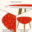 Ensemble de 2 tables basses gigognes Triangle