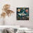 Animals William Morris Shark Cottage Unframed Art Print-1067339821