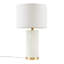 Lampe de table texturée à pois