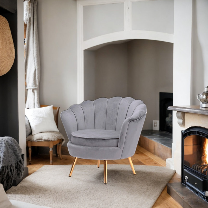 Alina Accent Chair, Gray
