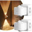 Veilleuses DEL à brancher sur une prise murale, projecteur de veilleuse avec capteur de luminosité | Détecteur crépusculaire, veilleuse blanche rotative pour enfants, éclairage d'ambiance blanc doux pour salle de bain, salle de jeux, cadeaux, ensemble de 2
