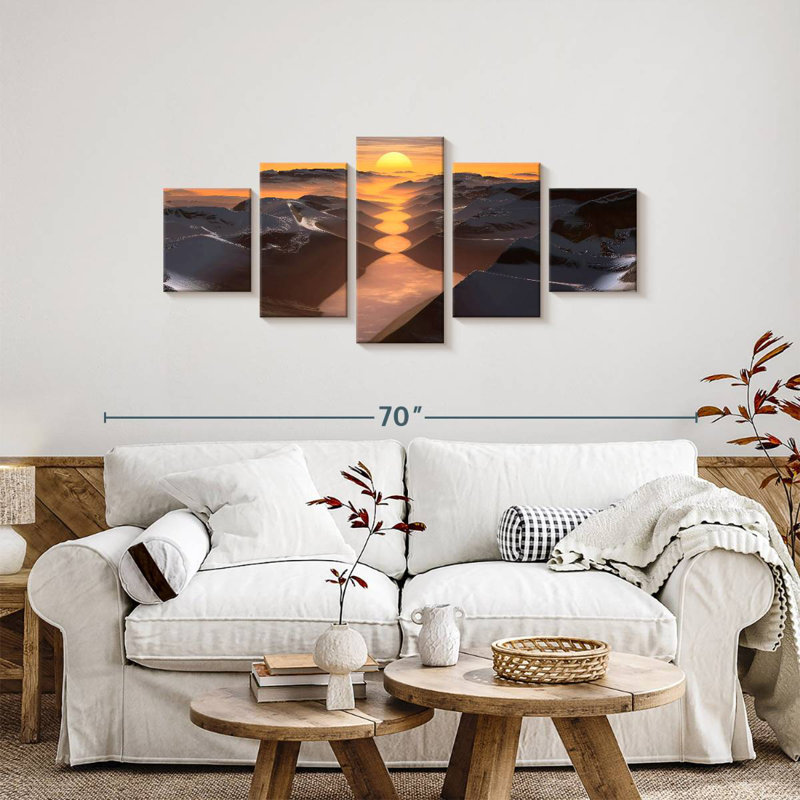 Himalayan Pools, 24" H x 55" W